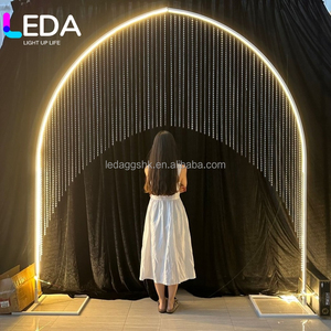 LEDA <b>Wedding</b> Hall Stage Aisle Archway Backdrop <b>Wedding</b> Props Floor Lighting Aisle Stand for <b>Wedding</b> Party Event Decoration - Product Image 6