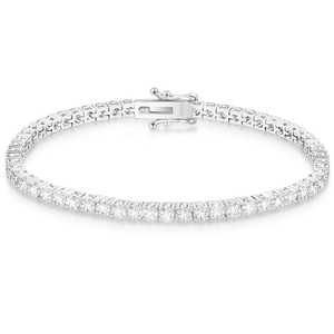 <span class=keywords><strong>Bracciale</strong></span> Tennis in Moissanite Creata in Laboratorio Argento Sterling <span class=keywords><strong>925</strong></span> 2mm 3mm 4mm 5mm con Certificato GRA VVS Regalo Gioiello per Donna <span class=keywords><strong>Uomo</strong></span> - Product Image 1