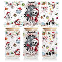 16-20oz personnalisé en gros prêt à éplucher 3D UV Dtf imprimante étanche uvdtf tasse wraps autocollant uv dtf tasse wraps transferts pour tasse