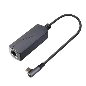 La conexión de tipo recto o curvo puede elegir IEEE802.3af estándar 5V/2.4A controlador POE SDAPO PoE a convertidor de Adaptador tipo C