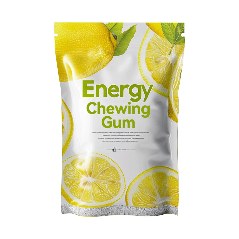 Energy Chiclete de goma funcional sem açúcar, chiclete de caféine, chiclete de hortelã xylitol com extrato de guaraná