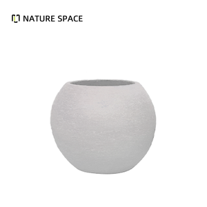 <span class=keywords><strong>Pot</strong></span> <span class=keywords><strong>de</strong></span> fleurs en fibre <span class=keywords><strong>de</strong></span> verre blanc givré, simple, pour décoration intérieure et extérieure d'hôtel, grande taille, <span class=keywords><strong>promotion</strong></span> - Product Image 1