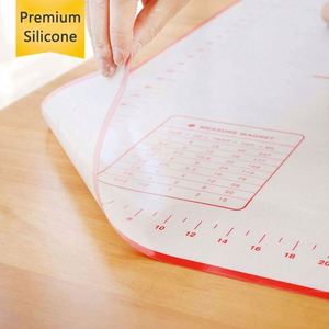 Food Grade Silicone Baking <b>Mat</b> Non-Stick Rectangle Dough <b>Rolling</b> and Pastry <b>Mat</b> Reusable with Measurement - Product Image 5