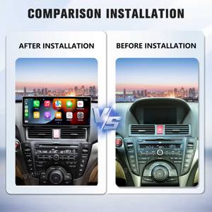 Lecteur multimédia à écran tactile de 12,3 pouces, navigation GPS, CarPlay sans fil, autoradio Android pour Honda Acura TL 2009-2014 - Product Image 2