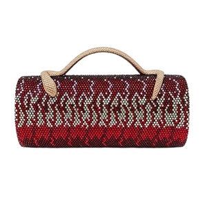 Women Elegant <b>Snake</b> Top Handle Clutch Purse Dazzling Rhinestones Evening <b>Bag</b> Fashion Handbag for Night Out Wedding - Product Image 1