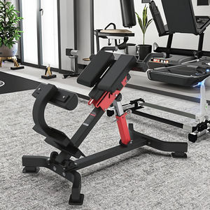 Chaise romaine d'extension dorsale à 45 degrés avec plaque de fixation antidérapante pour les pieds, banc d'entraînement corporel stable, vente en gros directe d'usine, faible MOQ - Product Image 6