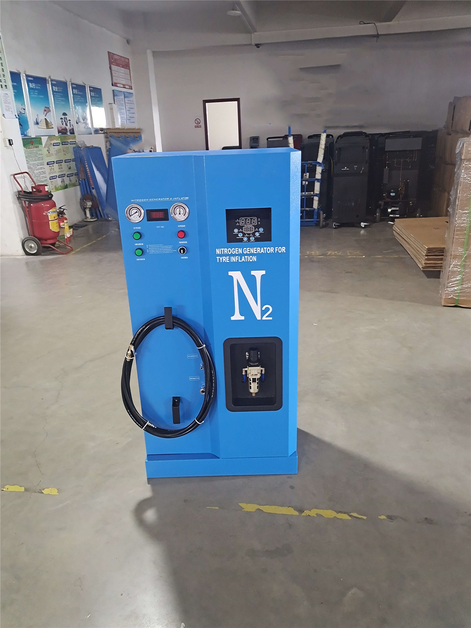 Digital Nitrogen Tyre Inflators Nitrogen Tyre Filling Machine Fully Automatic For Workshop And Tyre Shop