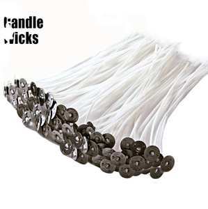 15cm 100 pièces blanc étroitement tissé bougie <span class=keywords><strong>lampe</strong></span> <span class=keywords><strong>à</strong></span> huile <span class=keywords><strong>mèche</strong></span> noyau fil <span class=keywords><strong>pour</strong></span> petite bougie entreprise - Product Image 1