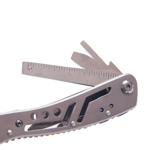 Alicates Multifuncionales de Acero Inoxidable 10 en 1, <span class=keywords><strong>Multiherramienta</strong></span> Plegable con Cuchillo, Destornillador, Cortador de Alambres para el Hogar, Camping, Supervivencia, OEM - Product Image 4