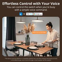 Sonoff ZBM5 SwitchMan 120 Tipe AS Wi-Fi Smart Wall Switch Mendukung Tanpa Kabel Netral, Mode Relay Lepas, Bekerja dengan Home Assistant, Hotel