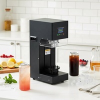 Machine de scellage automatique adaptative non rotative pour canettes, machine de scellage pour canettes de soda, jus, boissons et aliments avec couvercle facile à ouvrir