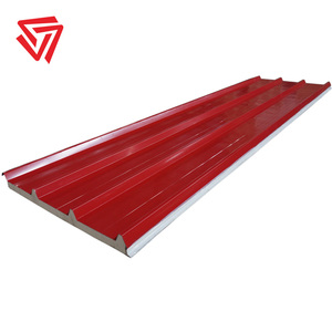 Cubierta y Canalón <span class=keywords><strong>para</strong></span> Techos de Paneles Sándwich, Núcleo de PU/PUR Ignífugo B1, Color Personalizado - Product Image 6