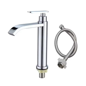 Grifo de Lavabo Monomando Cromado YF OEM de Aleación de Zinc <span class=keywords><strong>con</strong></span> <span class=keywords><strong>Sensor</strong></span> Táctil, Grifo Moderno para Baño <span class=keywords><strong>con</strong></span> Aireador y Manguera Flexible para el Hogar - Product Image 2