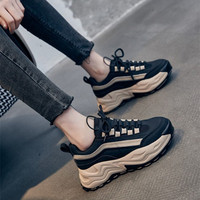 Chaussures pour femmes en maille respirante, résistantes à l'usure, confortables, mode beauté, baskets épaisses