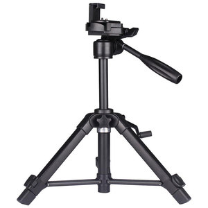 Trépied de voyage professionnel en aluminium avec rotule, compatible projecteur pour prise de vue aérienne, portable pour appareil photo reflex numérique GT-368FS - Product Image 2