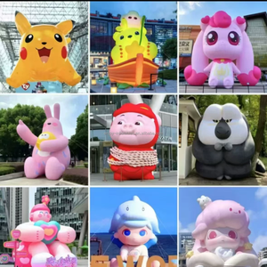 Publicité <span class=keywords><strong>gonflable</strong></span> personnalisée Gonflables de forme <span class=keywords><strong>humaine</strong></span> pour garçon Modèle de dessin animé avec chapeau Poupée homme <span class=keywords><strong>gonflable</strong></span> - Product Image 2