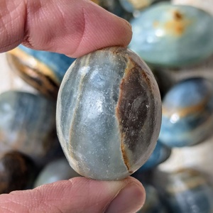 Huevo de Ónix Azul Natural de Alta Calidad al por Mayor, Piedra Curativa Hecha a Mano para Decoración del Hogar y Escritorio - Product Image 5