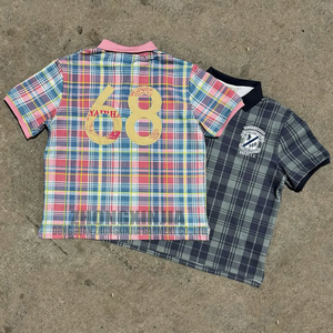 Camisetas Polo <span class=keywords><strong>de</strong></span> Rugby para <span class=keywords><strong>Hombre</strong></span>, Personalizadas por el Fabricante, con Cuello <span class=keywords><strong>de</strong></span> Botones Bordado, Corte Cuadrado, <span class=keywords><strong>Manga</strong></span> <span class=keywords><strong>Corta</strong></span>, Tejidas y con <span class=keywords><strong>Rayas</strong></span> - Product Image 3