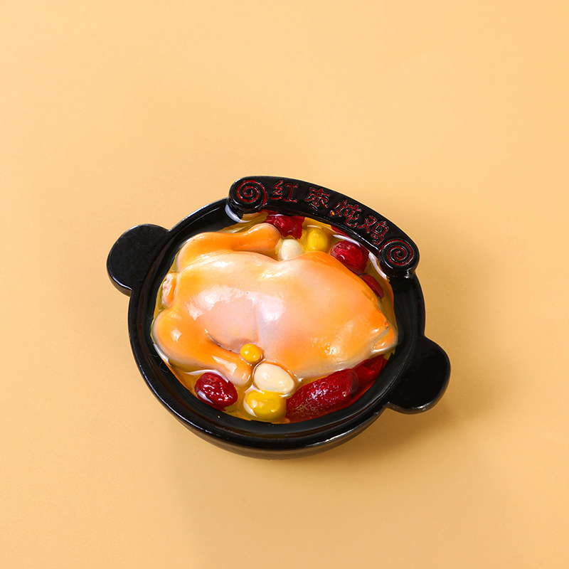 Stewed chicken with red dates