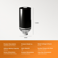 Scelleuse sous vide automatique rechargeable par USB, mini pompe à vide portable à une touche pour la conservation des aliments domestiques