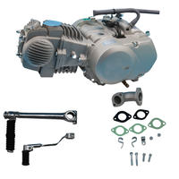 Ensemble Moteur YX140cc à Démarrage au Pied et Embrayage Manuel pour Pit Bike, Cylindre en Alliage Jeté à l'Air Refroidi par Air, Quatre Vitesses pour Moto (Échantillon)