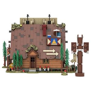 Funbuild Promotion : Ensemble de Blocs de Construction MOC-204276 Maison de Gravity Falls, Modèle <span class=keywords><strong>Cabane</strong></span> Mystérieuse, Briques de Puzzle, Jouets de Construction de Dessins Animés MOC - Product Image 3