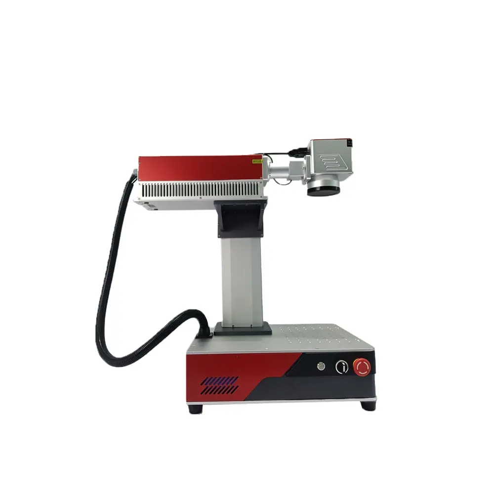 Spidol Laser UV 3Watt 5Watt, mesin ukir tanda Logo emas dan perak tipe terintegrasi 355nm