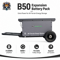Station d'alimentation portable 5000W, batterie LiFePO4 personnalisée, station d'alimentation mobile 5kWh, générateur solaire, station d'alimentation portable