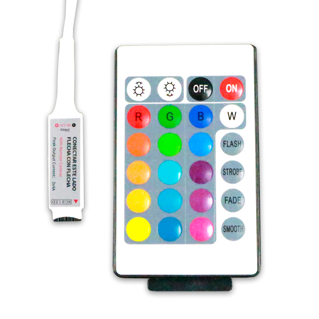 Professional High Quality Mini Remote Control 24keys RGB IR Pixel Strip Led Light Control