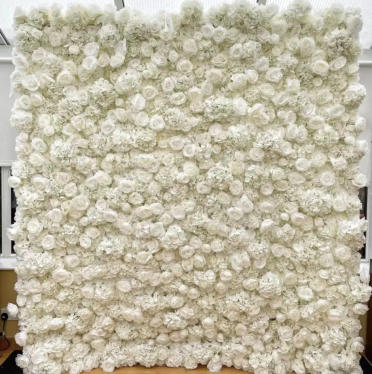 YOPIN-105 angepasste Rose Wand Hintergrund künstliche Blumen wand für Hochzeits dekoration
