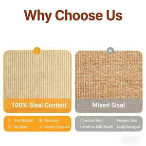 Dikey L Tipi Katlanır Kedi Tırmalama Tahtası Kedi Tırnak Tahtası Aşınmaya Dayanıklı Sade Stil Çin Malı Kedi Oyuncağı - Product Image 3