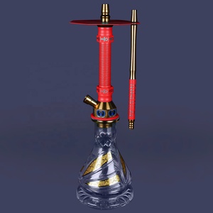 Bol à Shisha en argile d'approvisionnement d'usine ensemble de narguilé en verre en aluminium boîte-cadeau de narguilé de haute qualité - Product Image 6