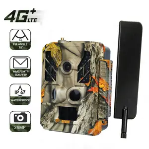 New 4G LTE High quality 1080P Wireless SMS MMS GPRS GSM GPS 4g hunting camera wildlife 4g trail