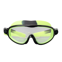 Lunettes de natation pour enfants, style tendance, haute définition, anti-buée, étanches, grande monture, mignonnes, avec pince-nez et bouchons d'oreille, protection UV