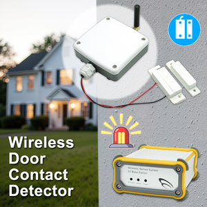Capteurs d'ouverture et de fermeture de fenêtres avec alarme, détecteur de porte et de fenêtre, systèmes d'alarme de sécurité Zigbee pour les maisons et les espaces extérieurs - Product Image 1