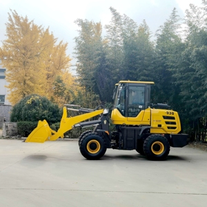 小型前轮装载机 4x4 迷你轮式装载机 柴油紧凑型装载机 带抓斗附件 - Product Image 3