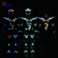 Tron Dance Software para ropa LED Control programable Traje de fibra óptica y accesorios para ropa de rendimiento de salón
