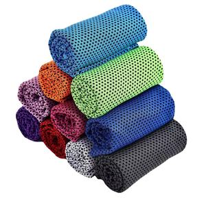 Lạnh Mềm Mại Thoáng Khí Mát Pva Mồ Hôi Sợi Ngang Đan Khăn Với Biểu Tượng Tùy Chỉnh Nén Phòng Tập Thể Dục Khăn - Product Image 6