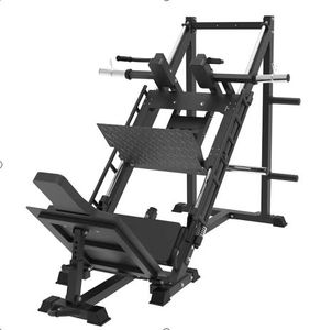 Dinuo 2-en-1 Leg Press & Hack Squat |   45 °   Appareil de musculation <span class=keywords><strong>à</strong></span> charge libre pour les cuisses et les <span class=keywords><strong>mollets</strong></span>, idéal pour les salles de sport commerciales - Product Image 1