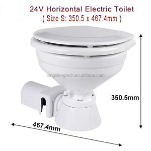 LXRV 12V Pompe à haut débit Macerator Toilette WC <span class=keywords><strong>Cuvette</strong></span> de toilette pour <span class=keywords><strong>camping</strong></span>-car <span class=keywords><strong>camping</strong></span>-car <span class=keywords><strong>camping</strong></span>-car Marine Cuisine Toilette - Product Image 4