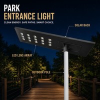 Lámpara Solar LED de Aluminio de Alta Luminosidad de 500W, Resistente a la Intemperie, Ahorro de Energía, para Iluminación de Carreteras y Áreas Comunitarias