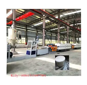 PP fibrillated reinforced fibre extrusion production line/concrete macro machine equipment