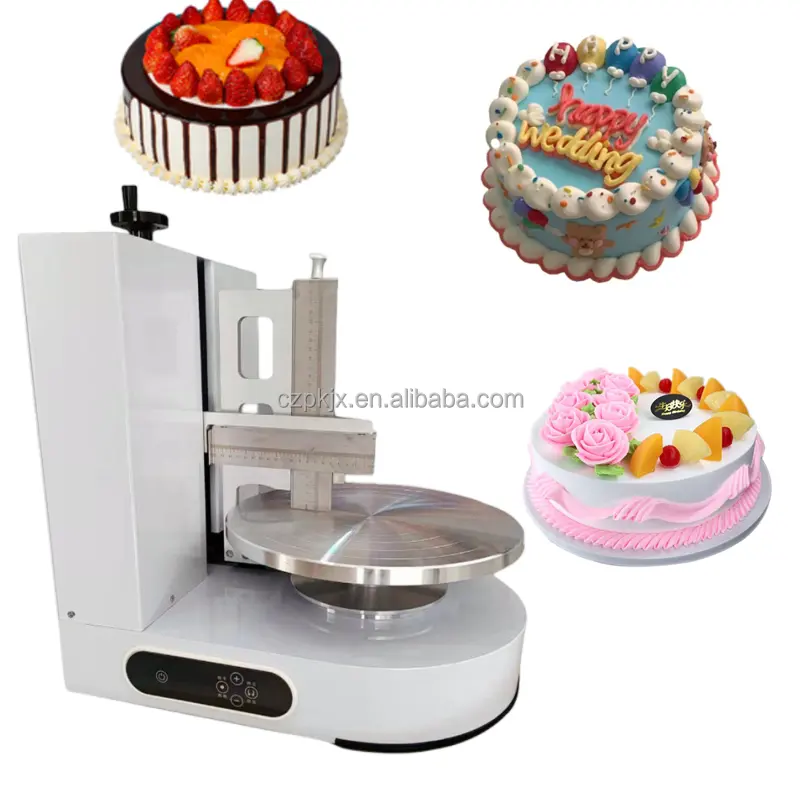 Cake Smeermachine Cake Glazuur Machine Suikermolen Professionele Automatische Ronde Cake Coating Machine