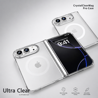 Coque transparente ultra-fine pour iPhone Duo 18 avec support anneau et versions magnétiques, option de coque avant, vente en gros