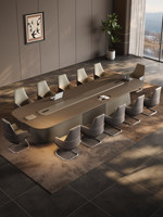 Ensemble de table de conférence modulaire extensible de luxe en MDF avec 10 chaises pour bureau moderne, hôtel, école, salle à manger