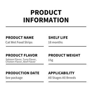 <span class=keywords><strong>Comida</strong></span> Húmeda <span class=keywords><strong>para</strong></span> Gatos en Bolsitas <span class=keywords><strong>de</strong></span> 15g, Alta en Proteínas, 3 Sabores, Golosinas y Snacks <span class=keywords><strong>para</strong></span> <span class=keywords><strong>Gatitos</strong></span>, Venta al por Mayor <span class=keywords><strong>de</strong></span> Fábrica - Product Image 6
