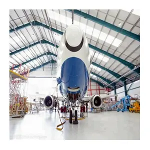 هيكل فولاذي H شعاع مسبق الصنع مصنع مستودع معدني بناء الطائرة Hangar