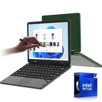 Mini-ordinateur portable pliable 2-en-1 à écran tactile IPS 11 pouces, Intel Celeron N95, 8 Go, vente chaude transfrontalière, idéal pour l'école et le bureau