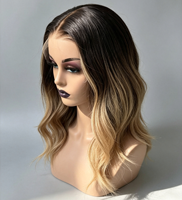 Nouvelle Arrivée Perruque Personnalisée en Cheveux Humains Vierges, Perruque Lace Front à Cuticules Alignées, Perruque Lace Front Couleur T, Longueur Moyenne, Perruque HD Lace
