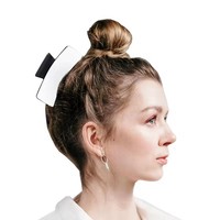 Nouvelle arrivée Sublimation vierge mode pour femmes pince à cheveux en plastique PET logo personnalisé accessoires de cheveux
